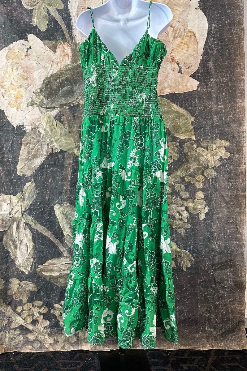 New Anthropologie The Josephine Smocked Drop-Waist Dress Green Floral Dress Sz L | eBay New Anthropologie The Josephine Smocked Drop-Waist Dress Green Floral Dress Sz L | eBay