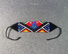 Embera Chami beaded Bracelet by women of the Colombian indigenous tribe 3200