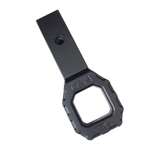 Enhanced Hitch Tow Hook for 2 inch Receiver - BILLET (Royal Hooks) BLACK