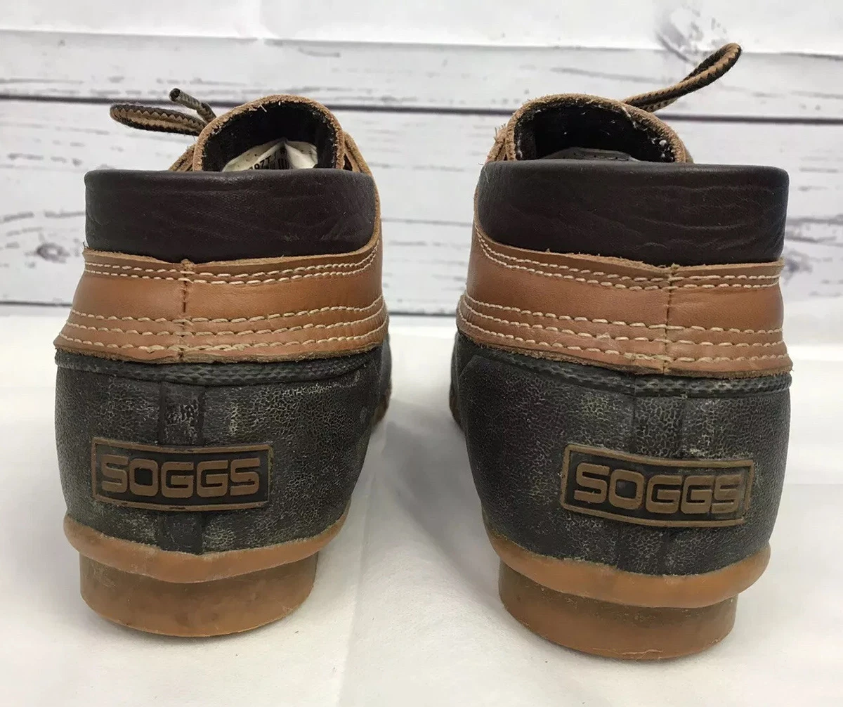 Soggs Mens Rubber Duck Slip on Shoes Steel Shank Size 7 Water