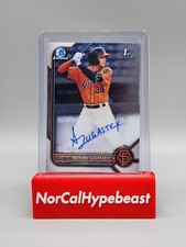2022 Bowman Chrome Baseball Adrian Sugastey CPA-AS 1st SF Giants Base Auto