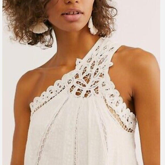 free people billie battenburg one shoulder dress Free People Billie Battenburg One Shoulder Dress