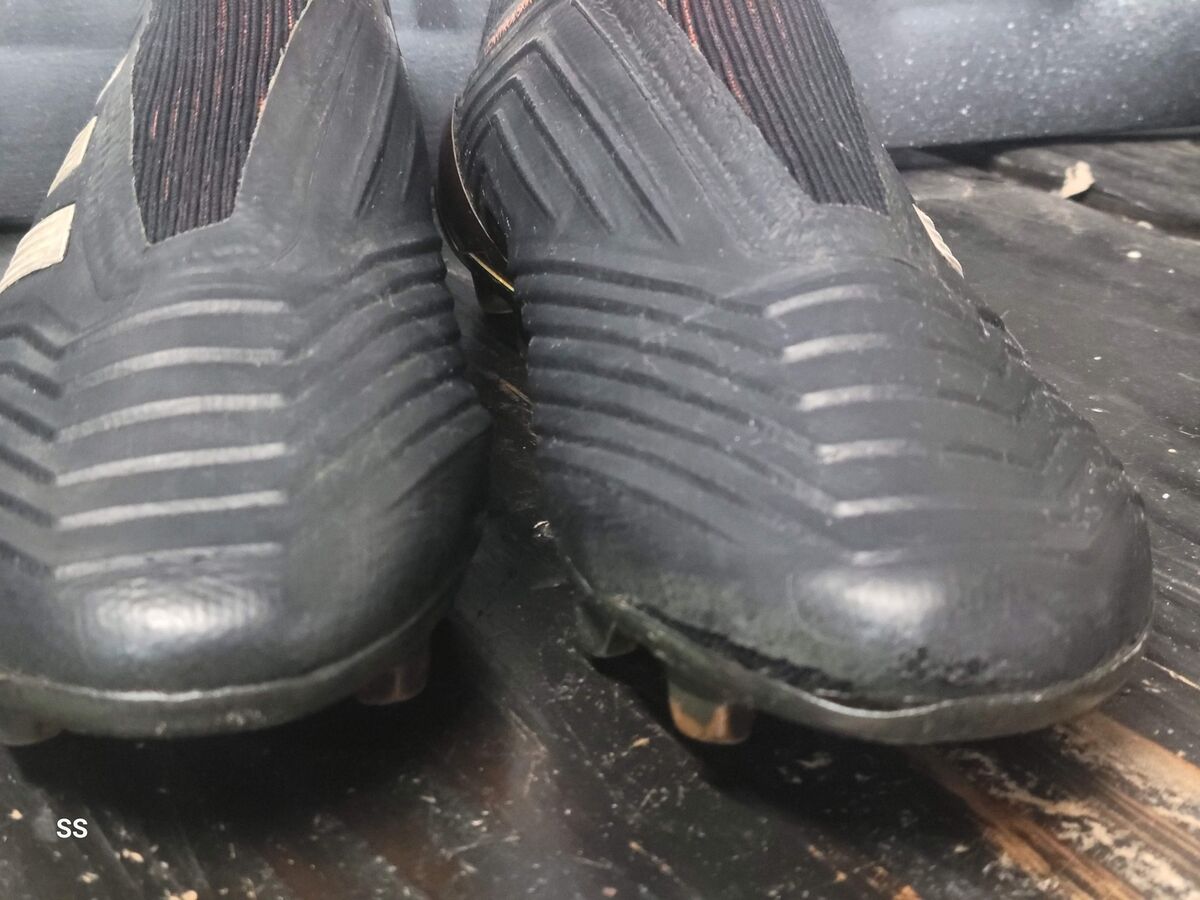 Adidas Predator 18+ FG Black/Gold Bronze Soccer Cleats Adidas Predator 18+ FG Black/Gold Bronze Soccer Cleats