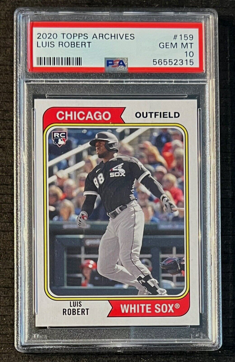 その他 2020 topps montgomery luis robert psa10 2020 Topps Archives Luis Robert RC #159 PSA 10 Gem Mint WHITESOX