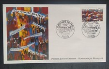 Enveloppe Premier jour 1990 Timbre Centenaire Du 1er Mai N° 2644 Oblitéré Paris