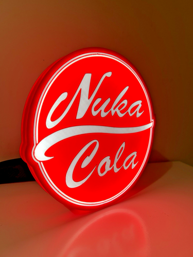 Cintre mural 10” LED NUKA COLA bouchon de bouteille retombées art rétro USB - Photo 2/10