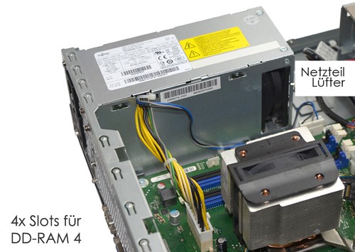 PRIMERGY TX1320 M3 SERVER 16GB DDR4 +INTEL CPU 3,5GHz D3307-A13 LSI MegaRAID 12G - Bild 8 von 10