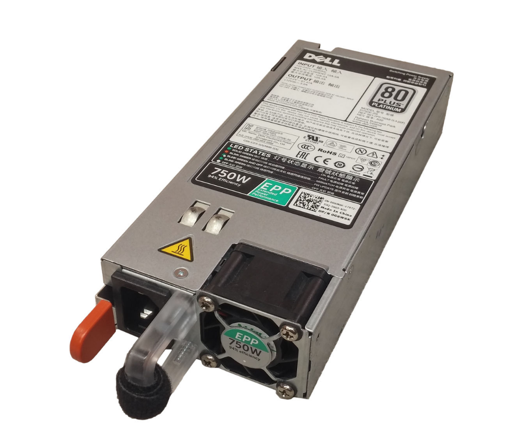 Alimentatore Dell 6HTWP Per Server PowerEdge R210 II, 250W, 80+ Argento, Usato (foto Articolo Reale)