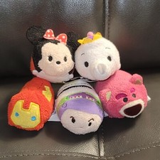 Disney Tsum Tsum Mini Plush Lot of 5 Buzz Lotso Mrs Pots Iron Man Minnie Mouse