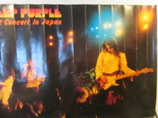 Deep Purple Last Concert in Japan Japan Promo Poster Warner Pionner Tommy Bolin