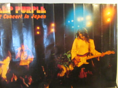 Deep Purple Last Concert in Japan Japan Promo Poster Warner