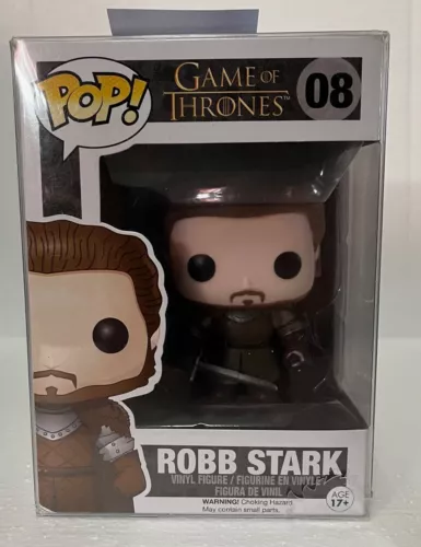 Funko Pop! Game Of Thrones Robb Stark #08 With Pop Protector