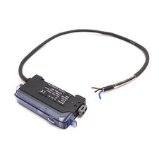 Keyence FS-T1P Fiber Optic Sensor Amplifier, 12-24VDC, PNP, Red LED, DIN Rail