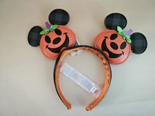 Disney Pumpkin Mickey Cartoon Headband Hair Accessory for Disney Parks Headband