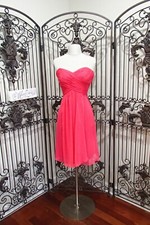 2909 ALFRED SUNG D696 SZ 6 RED  COCKTAIL  PARTY FORMAL DRESS GOWN