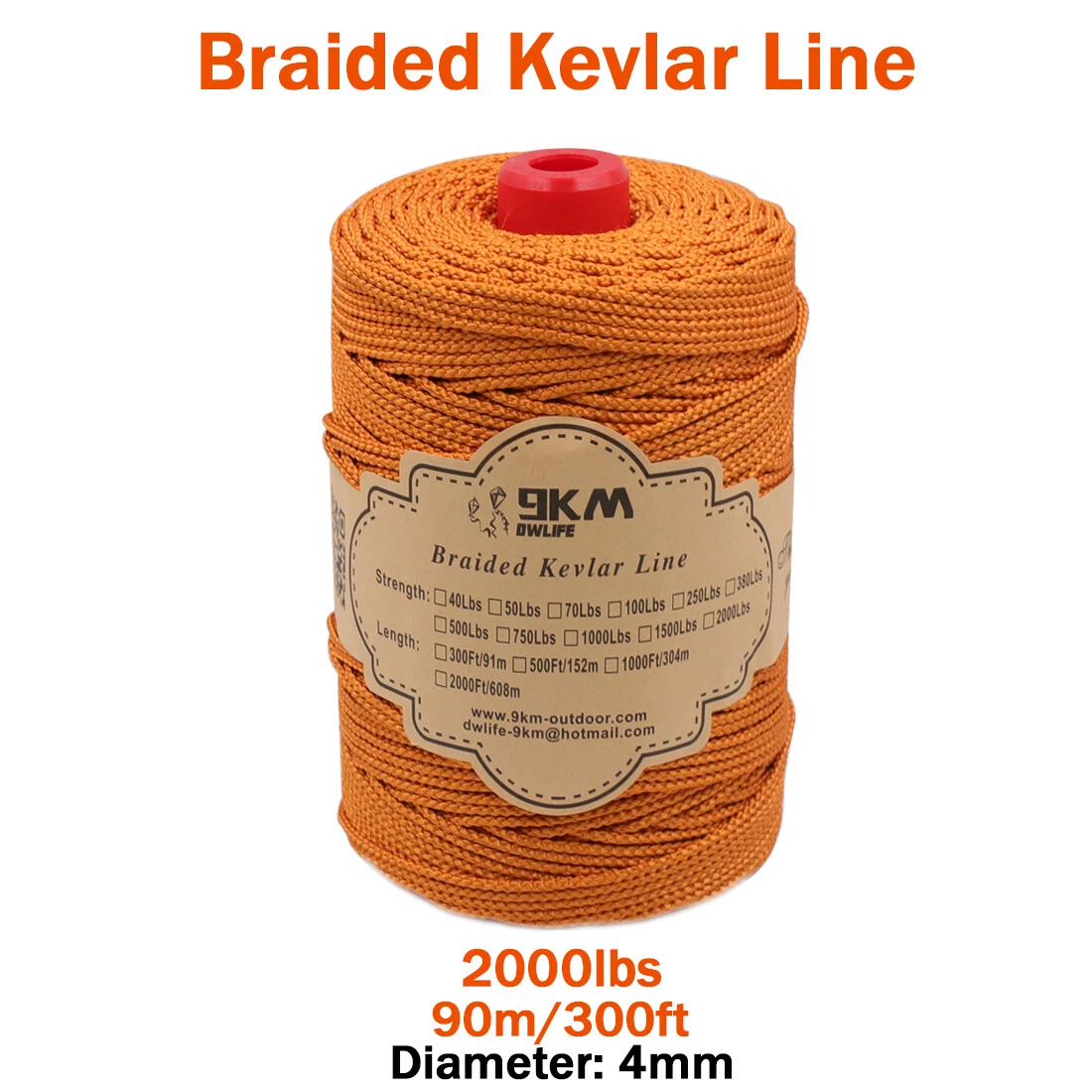 2000Lb 300ft 4mm