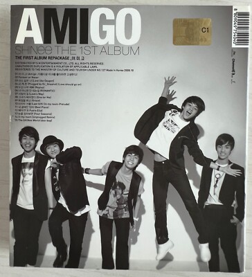 SHINee [AMIGO] Autographed Signed Album MINT RARE Fansign | eBay
