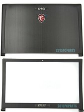 New MSI GS63 GS63VR MS-16K2 MS-16K5 LCD Back Cover Rear Lid / LCD Front Bezel