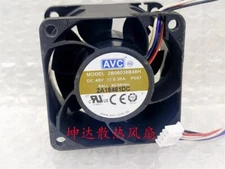 AVC 2B06038B48H 6038 48V 0.35A 6CM 4pin Dual Ball Cooling Fan