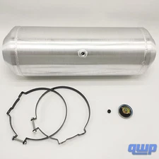 10'' x 30'' Gas Tank 10 Gallons 3/8'' NPT Outlet Fuel Tank for Off-Road / Boat