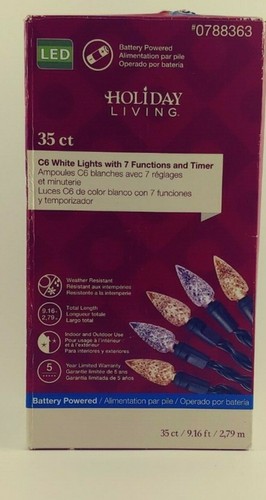 Battery Powered String Lights with 7 function lighting control inc Batteries - Picture 3 of 6