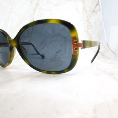 Tory Burch Sunglasses Frame TY7022 Women Brown Green Cat Eye  display picture 2
