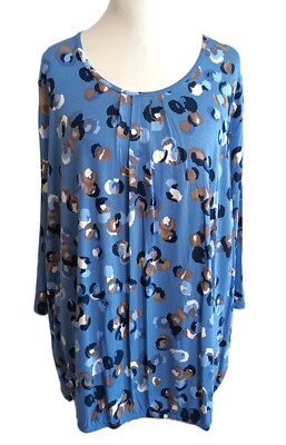 3/4 Arm Shirt von Via Appia Due gr.42 in Blau