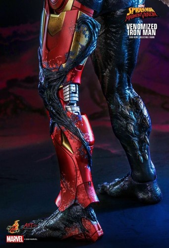 Hot Toy Venom - Venomized Iron Man 1:6 Scale 12" Action Figure - Picture 14 of 19