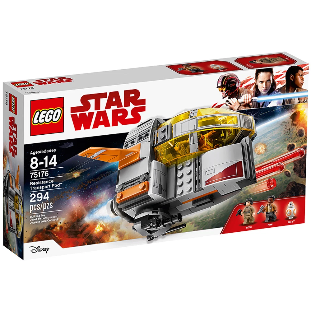 Star Wars: The Last Jedi LEGO sets, constraction figures, and