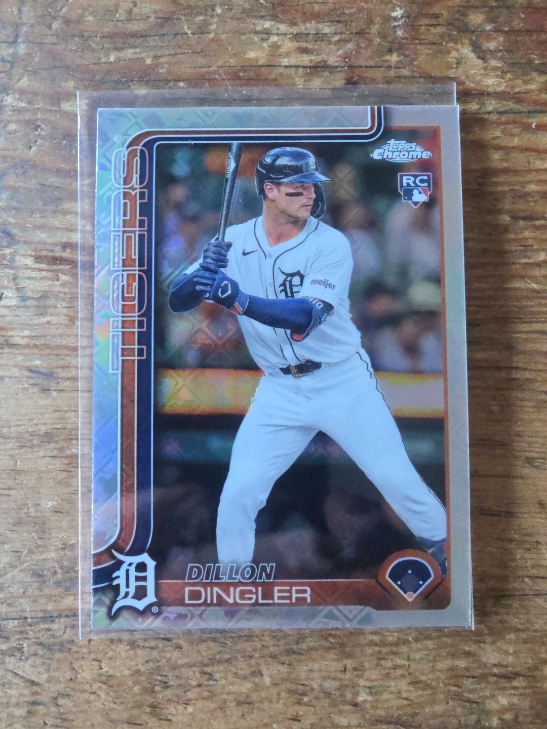 2025 Topps Chrome Logofractor Edition Dillon Dingler- Tigers #274 (RC)