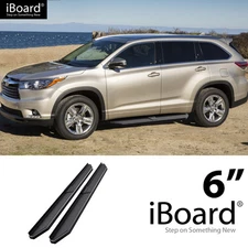 APS Running Board Black 6" Fit Toyota Highlander 14-19