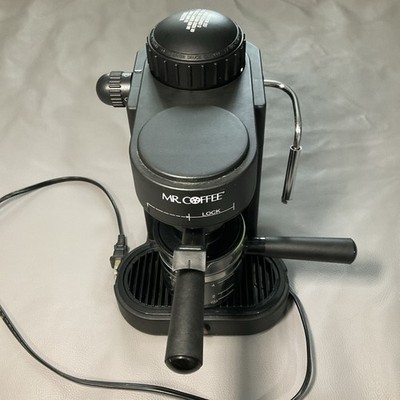 Mr. Coffee Expresso and Cappuccino Coffee Maker Model ECM10 -Black Color -Tested