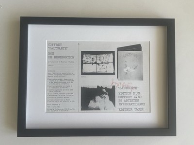 JOSEPH BEUYS  Christo Saltoarte 1975 Original Signiert Signatur Multiple RAR ART