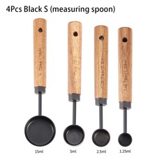 4Pcs Stainless Steel Measuring Cup Spoon Gold Silver Black Coffee Measuring Spoo