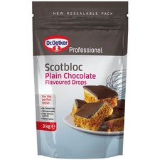 Dr. Oetker Scotbloc Plain Chocolate Drops | 6x3kg | Free Delivery