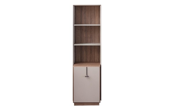 Modernes BüCherregal Designer Standregal Beige BüRoregale BüCherschrank-image