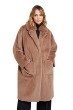 F680F001105N02204 CAPPOTTO DONNA IN ECOPELLICCIA LUISA VIOLA
