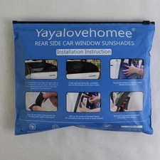 Yayalovehomee Rear Car Side Window Sunshades