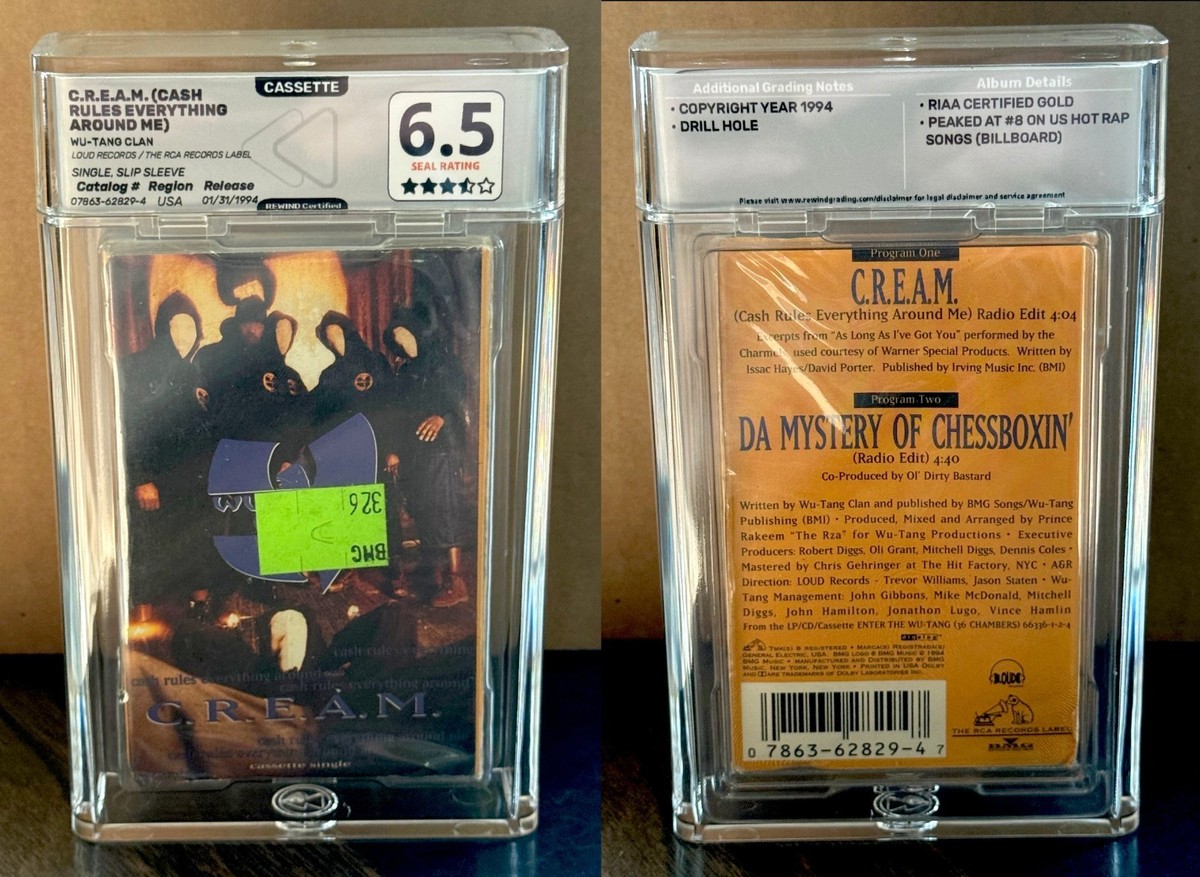 Cream [Single] by Wu-Tang Clan (Cassette, Mar-1994, RCA) for sale