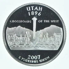 2007-S Washington State Quarter Utah Silver Proof