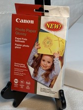 Canon Genuine Photo Paper Glossy 4 x 6 45-lb 100-Sheet Box 98 ISO NOS Sealed New