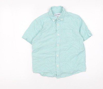 Basic-Knopfleiste Jungen UK-Größe 8 Jahre marineblau grün