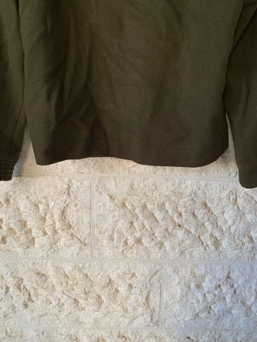 Vintage woollen wool classic olive green raglan jacket sweater 42R M - Picture 8 of 10