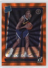 2021-22 Panini Donruss Rated Rookie Holo Orange Laser Bones Hyland #244 1gx0