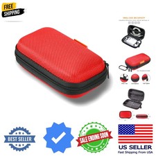Red Rectangle Small EVA Case - Portable Protection Hard Shell Exterior Lightw...