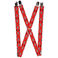 `Suspenders - 1.0`` - Navajo Gray/Red/Gray/Black` (Us Import) ACC NEU