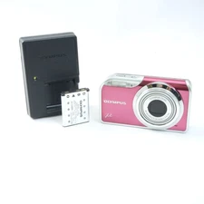 Olympus μ-5000 Pink Compact Digital Camera 10MP Tested from Japan