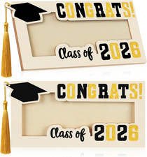 Class of 2026 Graduation Money Holder with Tassel, 2026 Money Gift Idea, Wood Te