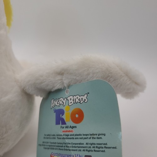 Angry Birds Rio 6 In. Plush Stuffed Animal 2011 Good Stuff Commonwealth New - Picture 11 of 19