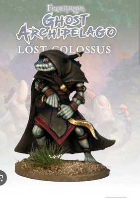 #ad #ad North Star Frostgrave Mini Snake Man Heritor I. New OOP White Metal. GBP 5.05